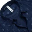 Print Blue Shirt : Slim