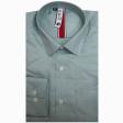 Self Design Green Shirt : Slim