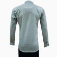 Self Design Green Shirt : Slim