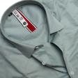 Self Design Green Shirt : Slim