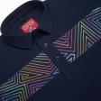 Print Navy Blue T-shirt : Itutu (Slim Fit)