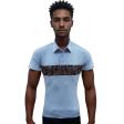 Print Blue T-shirt : Itutu (Slim Fit)