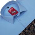 Print Blue T-shirt : Itutu (Slim Fit)