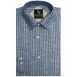 Stripes Blue Shirt : Business