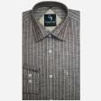 Stripes Brown Shirt : Business