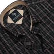 Checks Black Shirt : Business