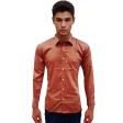Plain Rust Shirt : Business