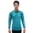 Plain Aqua Blue Shirt : Business