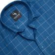 Checks Twilight Blue Shirt : Business