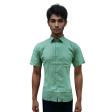 Stripes Light Green Shirt : Business