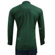 Checks Dark Green Shirt : Business