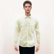 Self Design Cream Shirt : Business