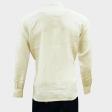 Self Design Cream Shirt : Business