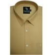 Self Design Fawn Shirt : Business