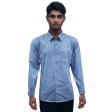 Plain Navy Blue Shirt : Business