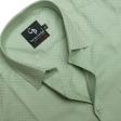 Checks Light Green Shirt : Business