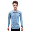 Checks Dark Blue Shirt : Business