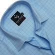Checks Dark Blue Shirt : Business