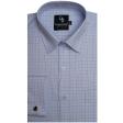 Checks Blue Shirt : Business
