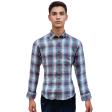 Print Blue Shirt : Ditto