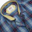 Print Blue Shirt : Ditto