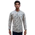Print Brown Shirt : Party