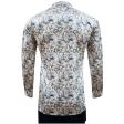 Print Brown Shirt : Party
