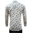 Print Cream Shirt : Party