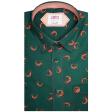Print Green Shirt : Ditto