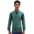 Print Green Shirt : Ditto