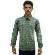 Print Green Shirt : Ditto