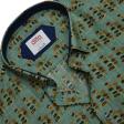Print Green Shirt : Ditto
