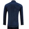Self Design Navy Blue Shirt : Ditto