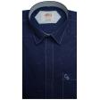 Self Design Navy Blue Shirt : Ditto