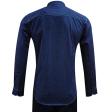 Self Design Navy Blue Shirt : Ditto