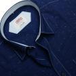 Self Design Navy Blue Shirt : Ditto