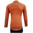 Self Design Orange Shirt : Ditto