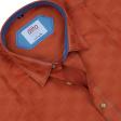 Self Design Orange Shirt : Ditto