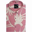 Print Peach Shirt : Party
