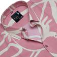 Print Peach Shirt : Party