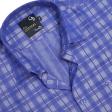 Checks Dark Blue Shirt : Business