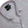 Checks Pink Shirt : Business