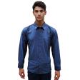 Self Design Dark Blue Shirt : Business