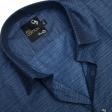 Self Design Dark Blue Shirt : Business