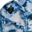 Print Blue Shirt : Party