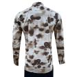 Print Brown Shirt : Party