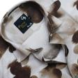 Print Brown Shirt : Party