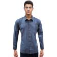 Stripes Dark Blue Shirt : Business