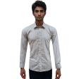 Stripes Light Gray Shirt : Business