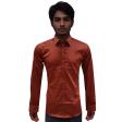 Plain Rust Shirt : Slim
